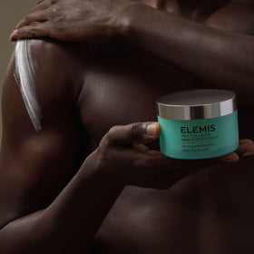 ELEMIS rose and mimosa elements evoking the product's aromatic benefit