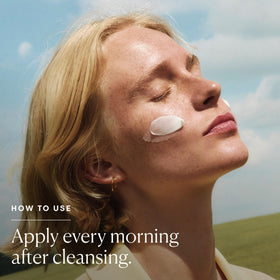 ELEMIS label detail highlighting SPF 30 and ingredient focus