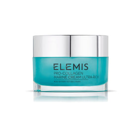 ELEMIS Pro-Collagen Marine Cream Ultra Rich front jar showing premium packaging and hydration benefit