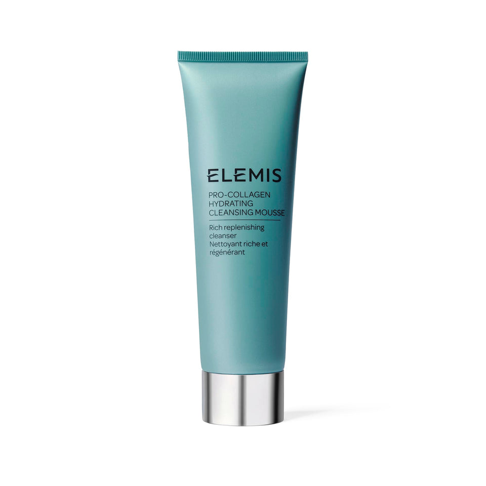 ELEMIS product front packaging showing elegant tube and brand with clear benefit