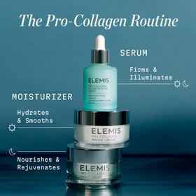 ELEMIS applying night cream to neck to show firming and smoothing benefit