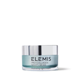 ELEMIS jar front view showing elegant packaging and luxurious night cream benefit