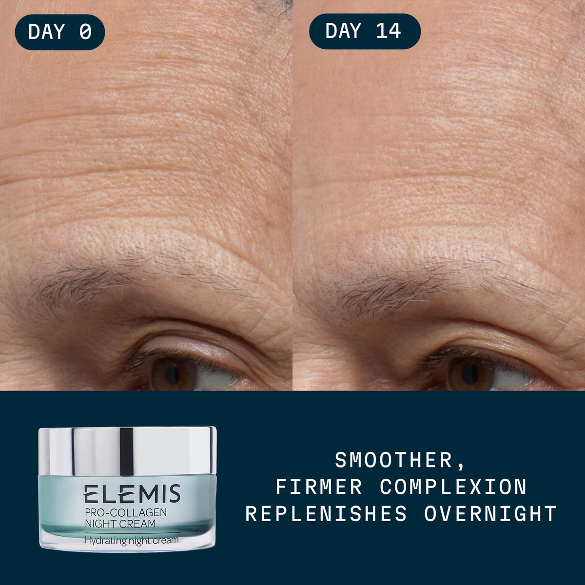 ELEMIS open jar with cream swirled highlighting rich texture and comfort