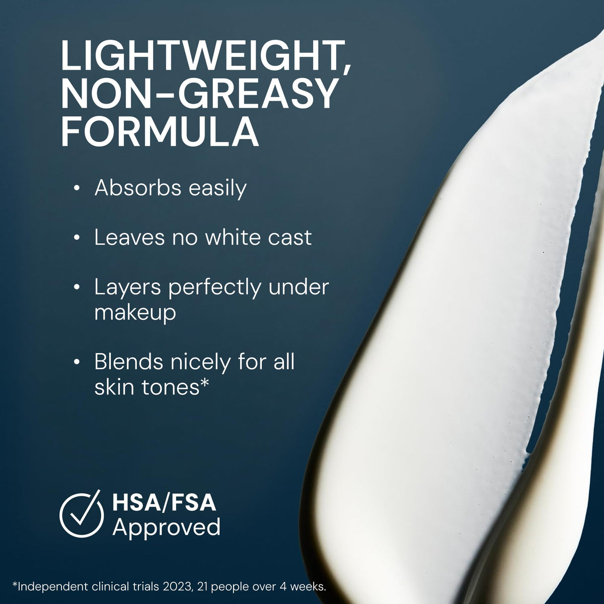 ELEMIS pump dispensing fluid texture demonstrating lightweight spreadability and fast absorption