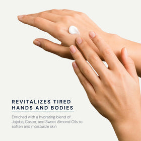 ELEMIS ingredients display with jojoba and castor oils highlighting nourishing benefits
