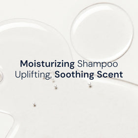 ELEMIS shampoo lather texture demonstrating gentle foam and moisturizing feel