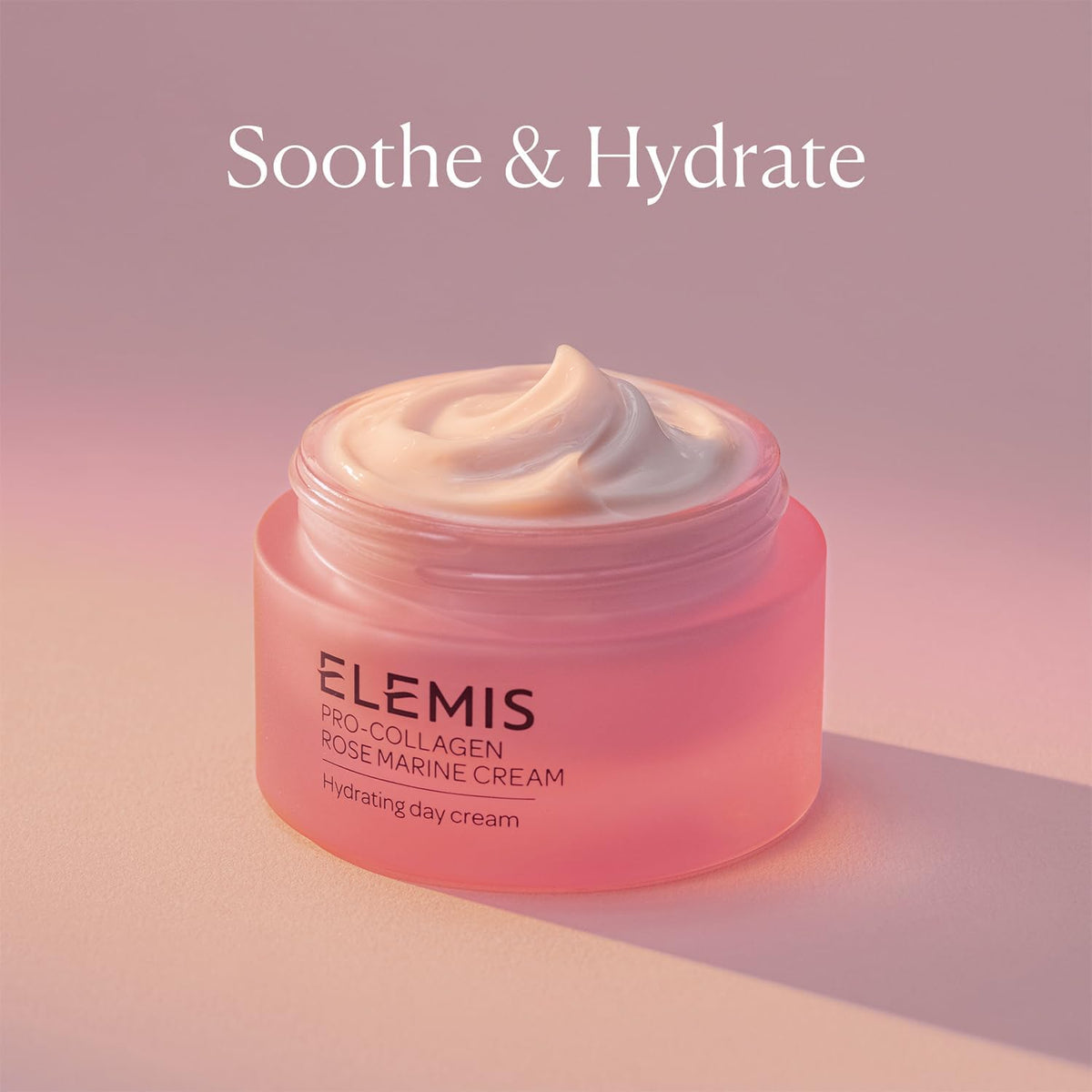 ELEMIS cream texture close-up highlighting lightweight absorption benefit
