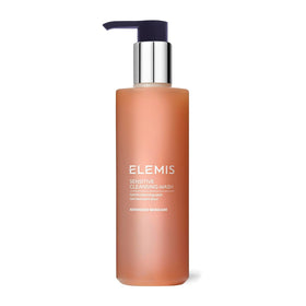 ELEMIS bottle front packaging showing cleanser and calming benefits