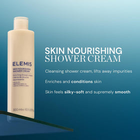 ELEMIS bottle beside ruler showing 10.1 fl oz scale for easy sizing