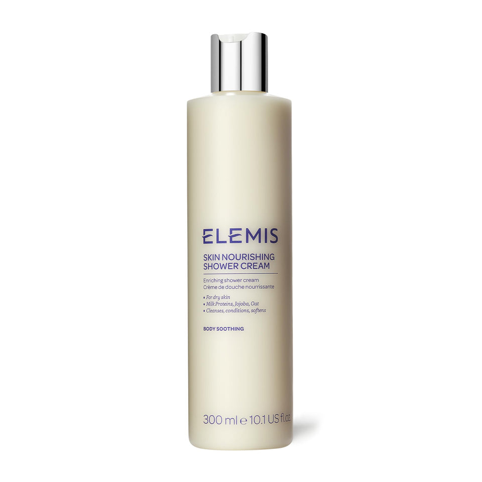 ELEMIS front packaging showing bottle and branding for luxurious cleansing