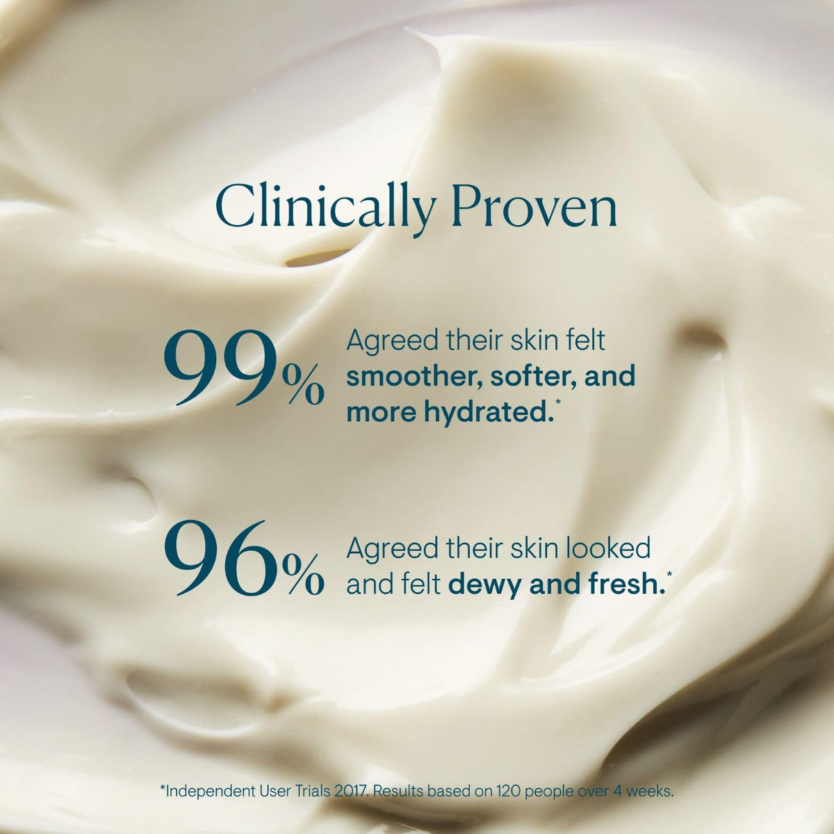 ELEMIS cream on hand demonstrating smooth application and hydration