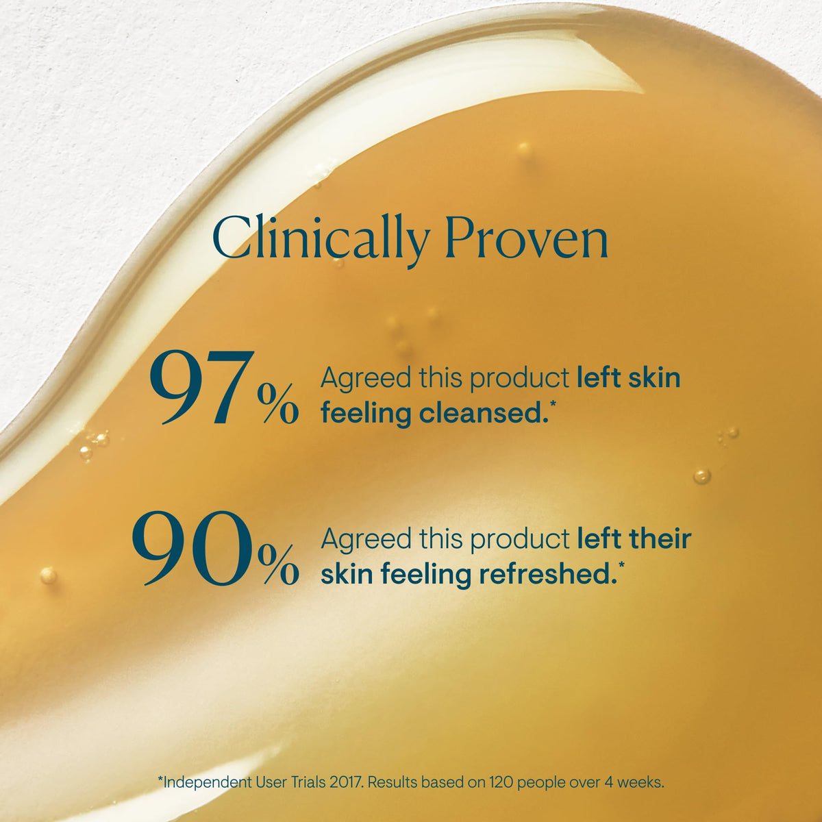 ELEMIS in-hand usage demonstrating gentle foaming action and cleanse