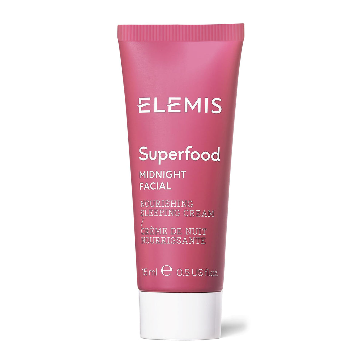 ELEMIS jar front view showing brand and travel-sized cream benefit hydration