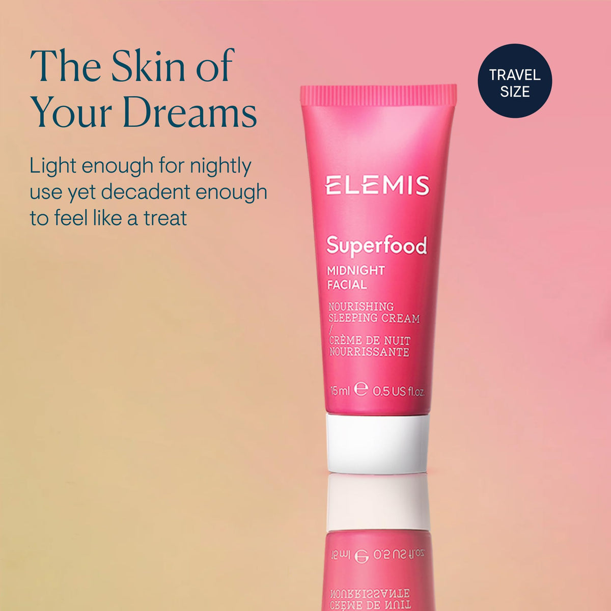 ELEMIS gel-cream texture close-up illustrating lightweight hydration benefit
