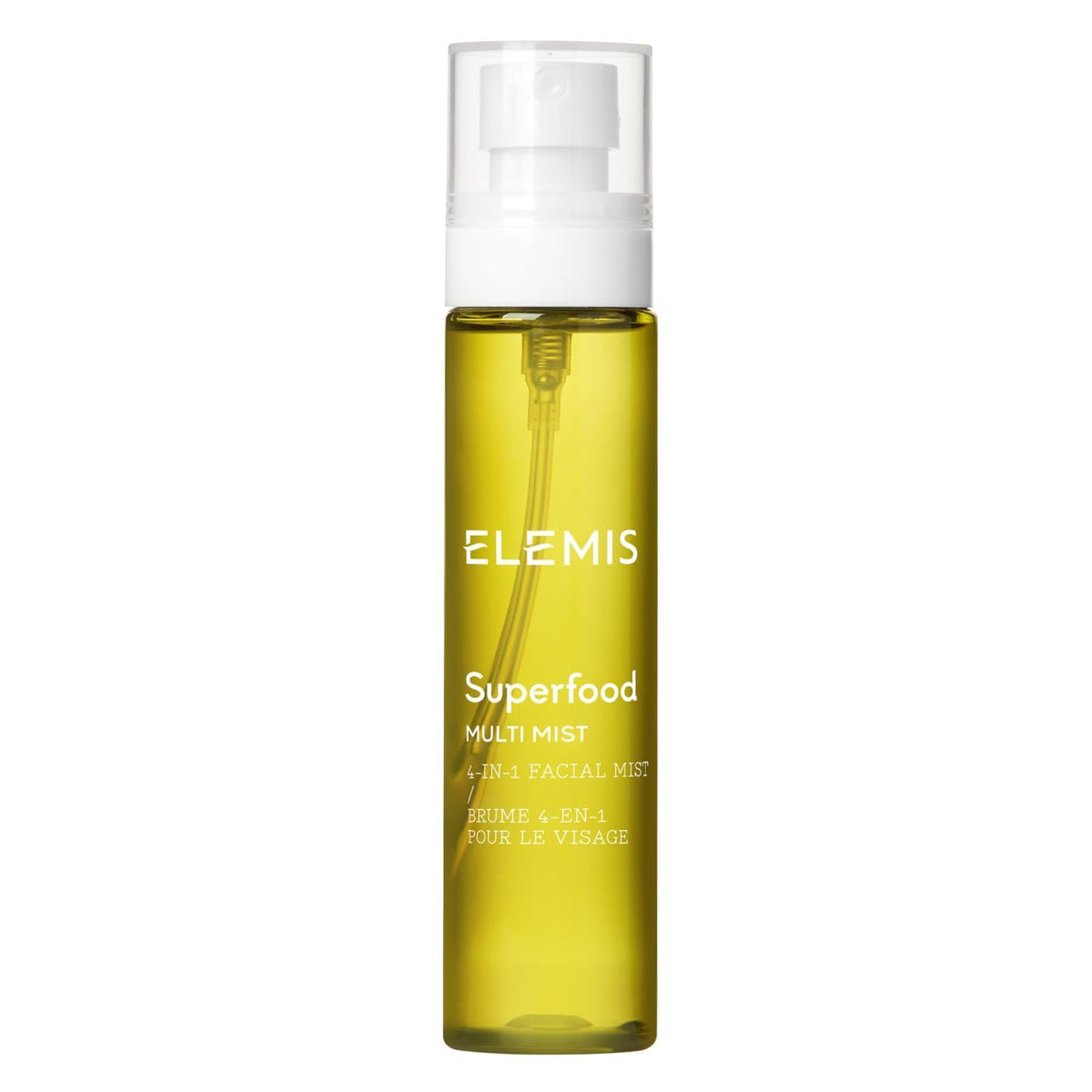 ELEMIS Superfood Multi Mist front packaging showing bottle and label benefit