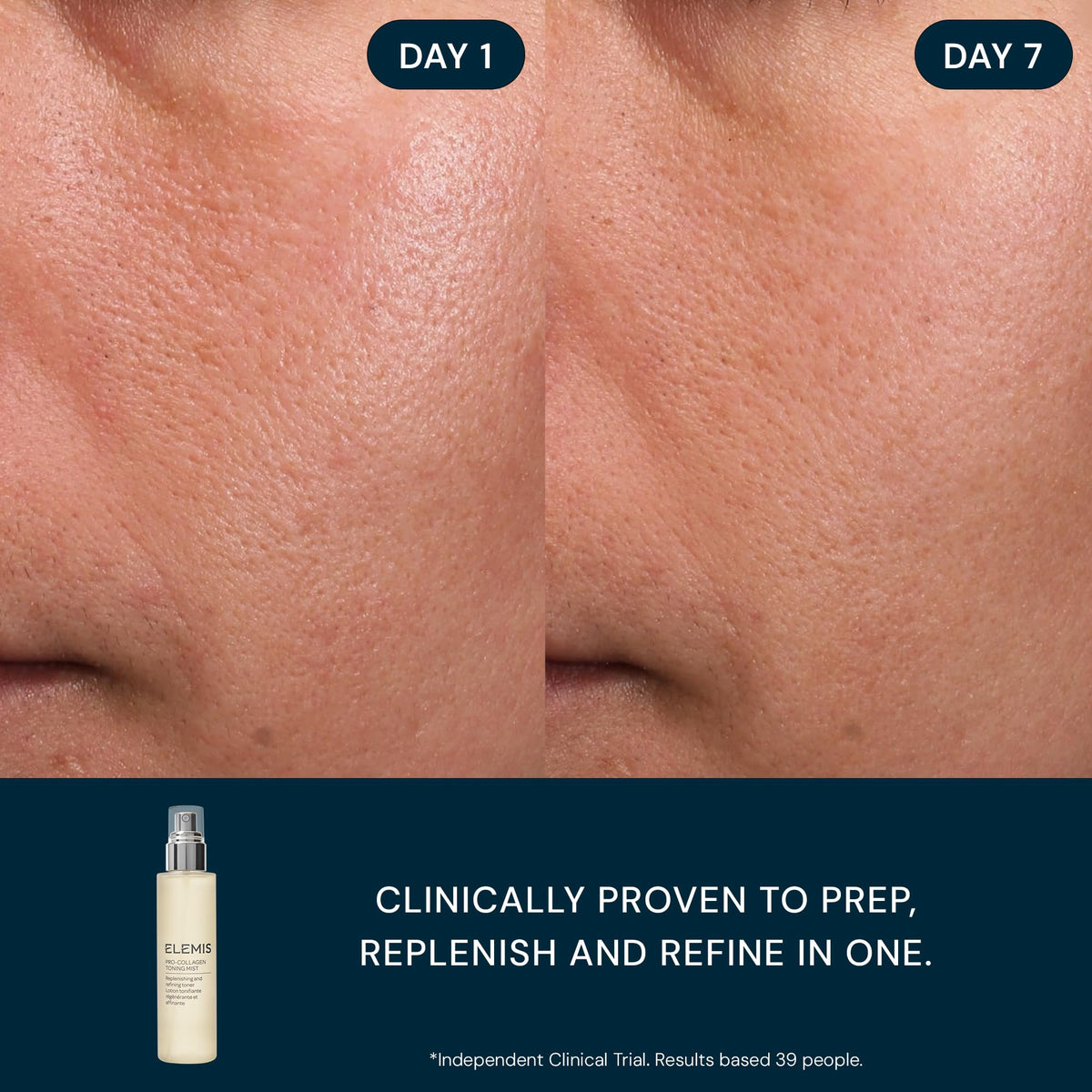 ELEMIS spray nozzle close-up demonstrating ultra-fine mist performance