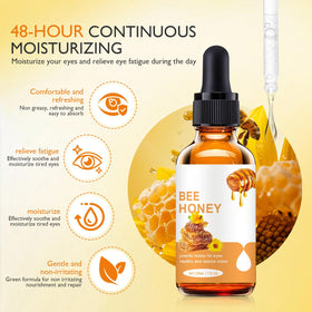 elesysy honey ingredient drop highlighting pure bee honey for natural hydration benefits