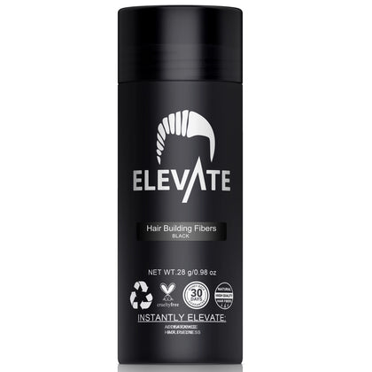 Elevate front packaging showing bottle and clear label, brand elevates confidence