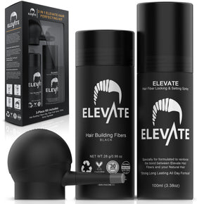 Elevate front packaging showing full 3-in-1 kit and immediate cosmetic benefit
