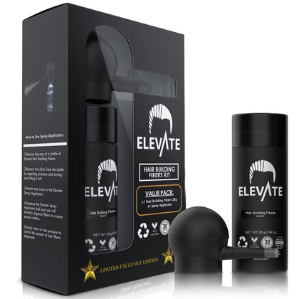 Elevate front packaging showing kit and neat presentation benefit quick identification
