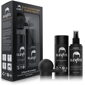 Elevate lifestyle shot of man outdoors showing improved hair appearance