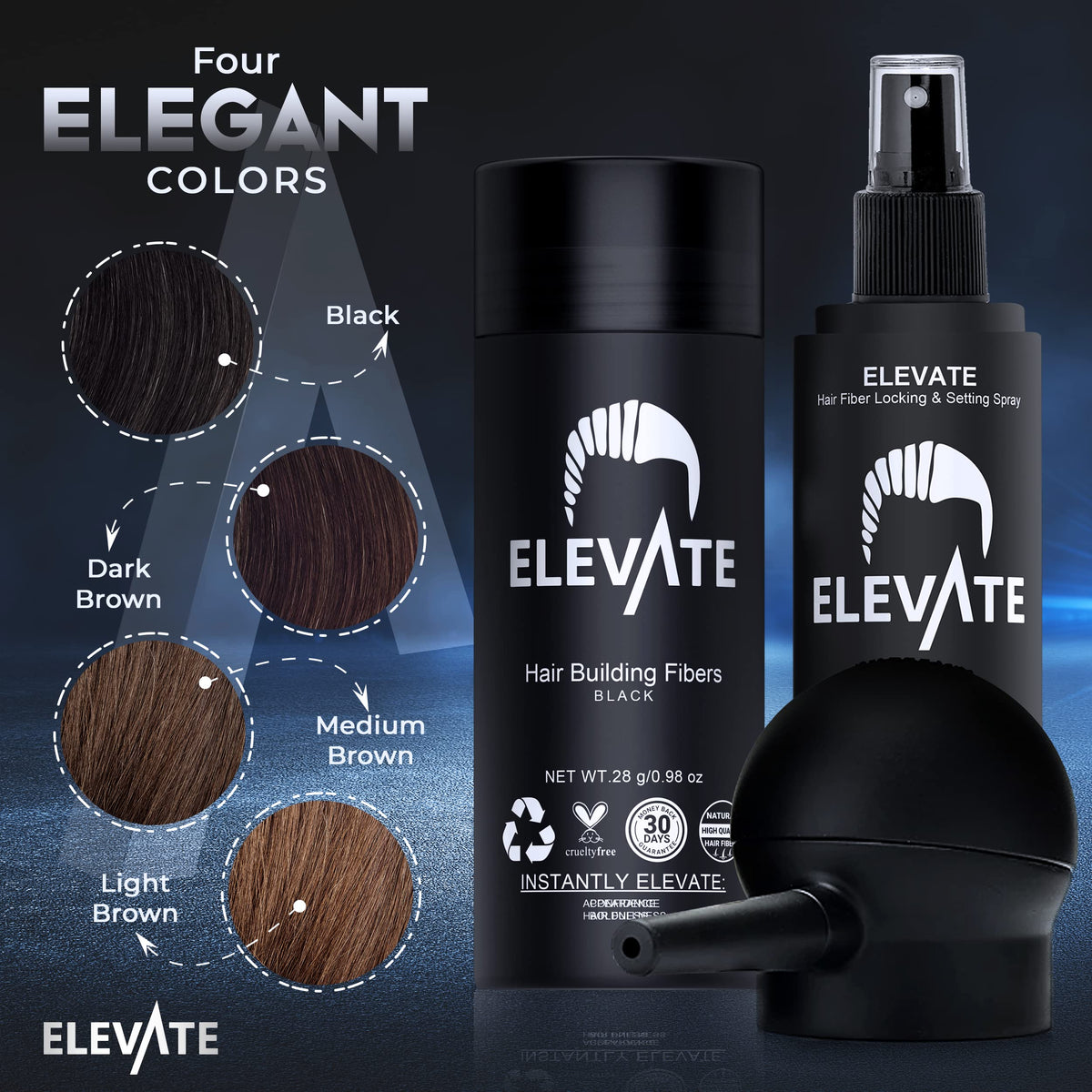Elevate kit in hand showing compact size and travel-friendly convenience
