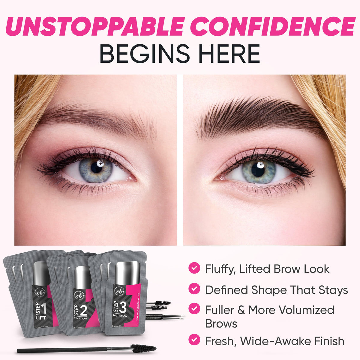 Elevate the Beauty individual sealed sachets closeup preserving formula freshness