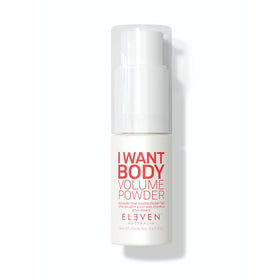 ELEVEN AUSTRALIA front packaging showing compact volumizing powder benefits