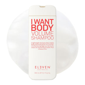 ELEVEN AUSTRALIA front packaging showing bottle and volume benefit