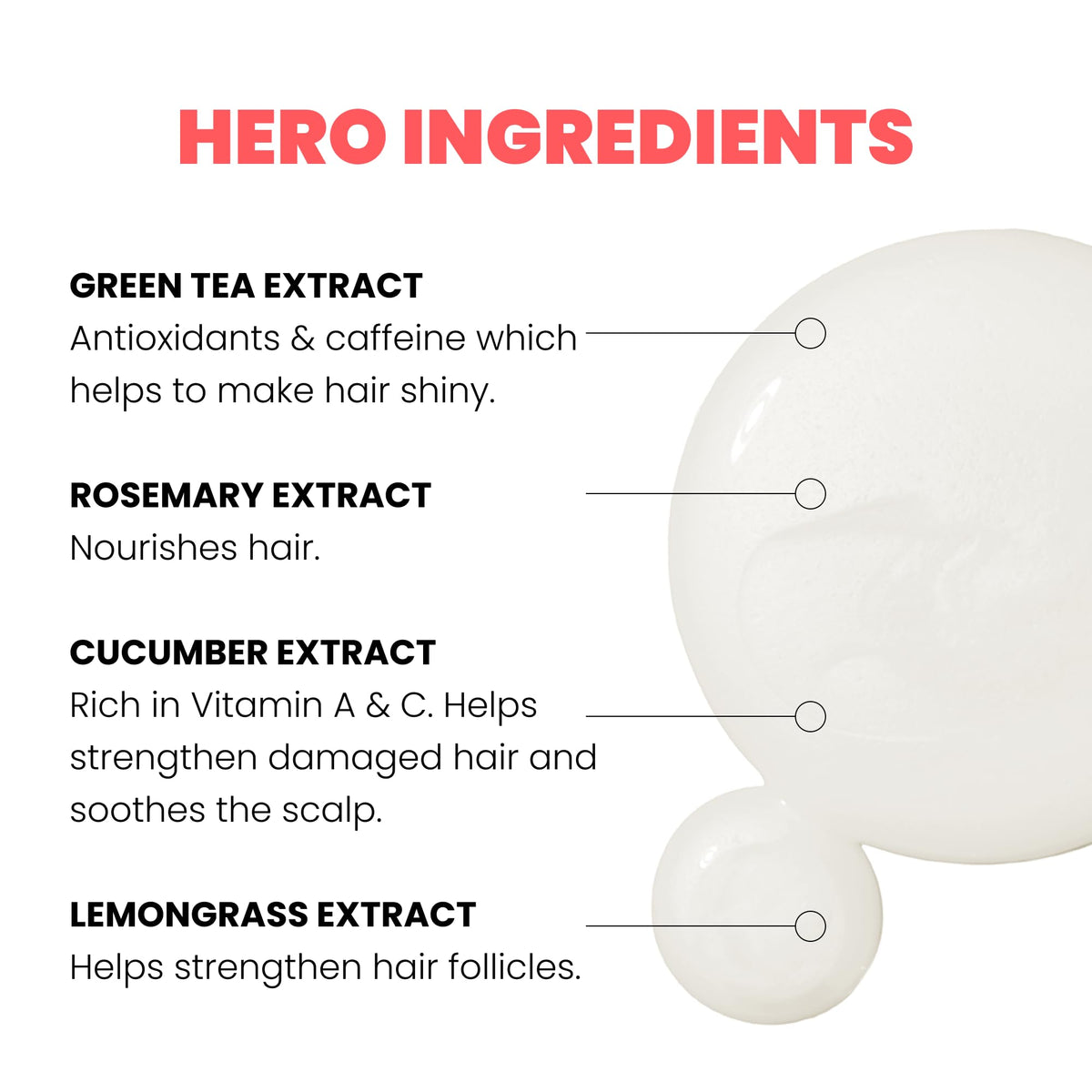 ELEVEN AUSTRALIA close-up of shampoo lather illustrating lightweight foaming action