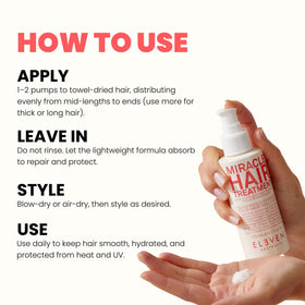 ELEVEN AUSTRALIA applied to curly hair for improved definition