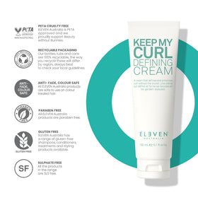 ELEVEN AUSTRALIA label close-up emphasizing vegan and paraben-free formula