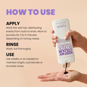 ELEVEN AUSTRALIA close label view highlighting blue base and sulfate-free benefit