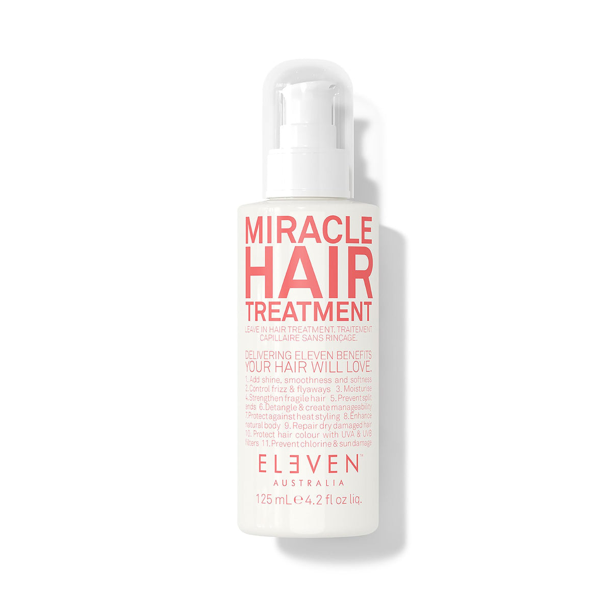 ELEVEN AUSTRALIA front packaging showing sleek bottle and benefits