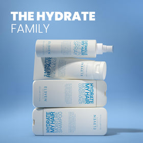ELEVEN AUSTRALIA bottle on bathroom shelf suggesting daily routine