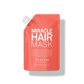 ELEVEN AUSTRALIA front packaging of Miracle Hair Mask showing clean label and container benefit: salon-grade conditioning