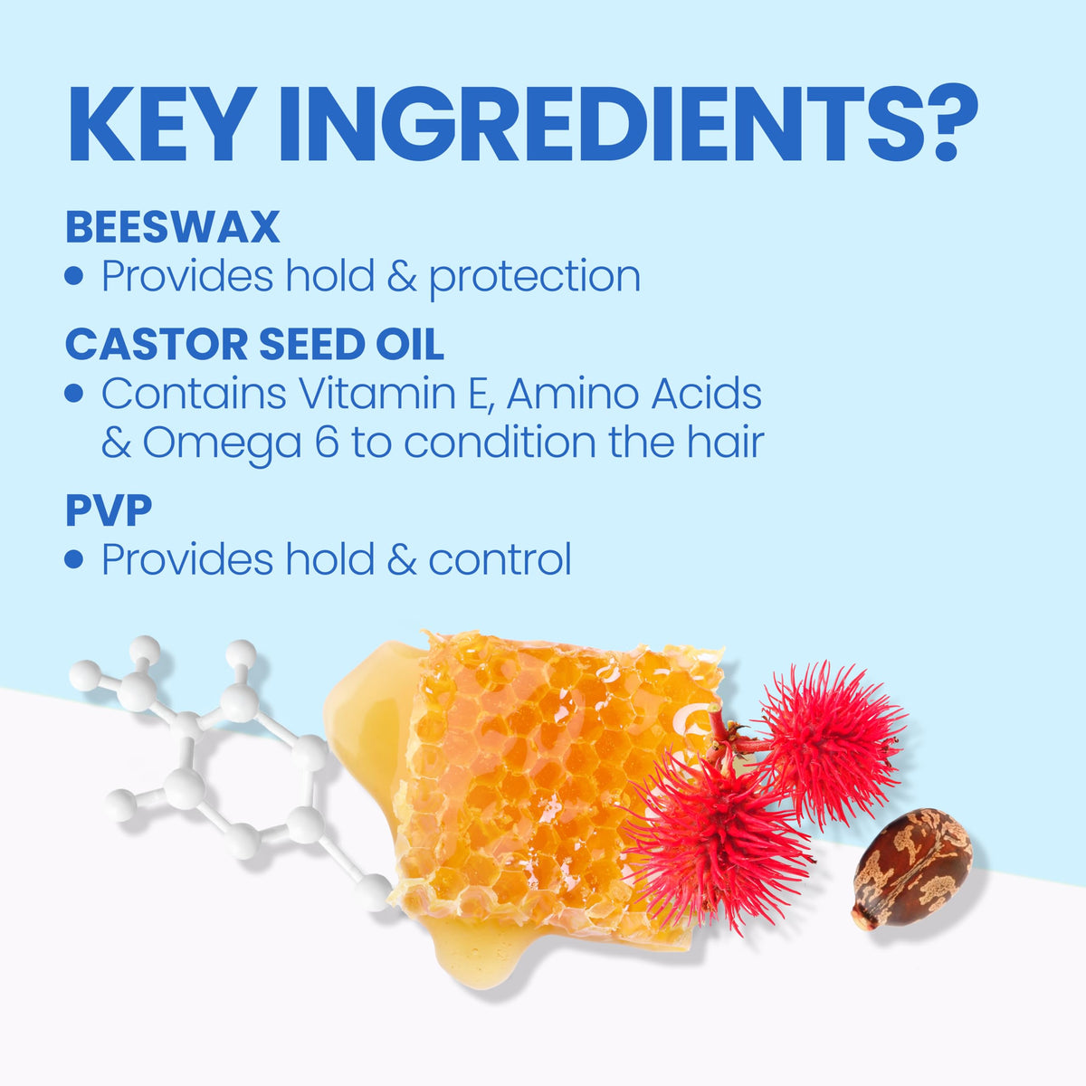 ELEVEN AUSTRALIA ingredients close-up highlighting beeswax and oils benefits