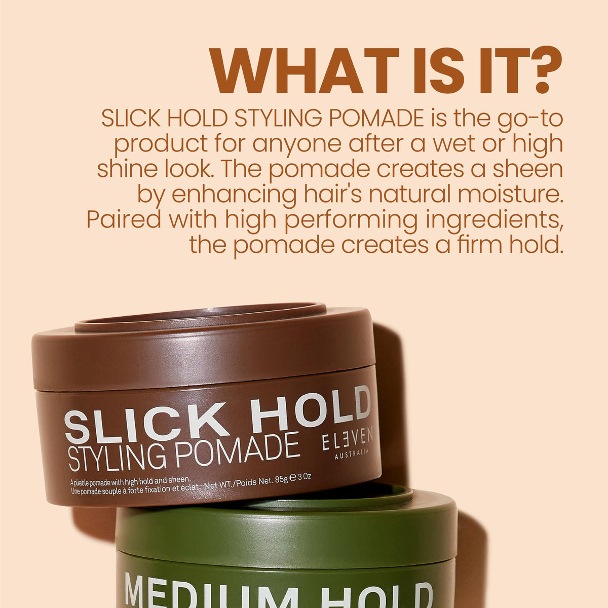 ELEVEN AUSTRALIA product on hand being applied to hair, demonstrates smooth spreading