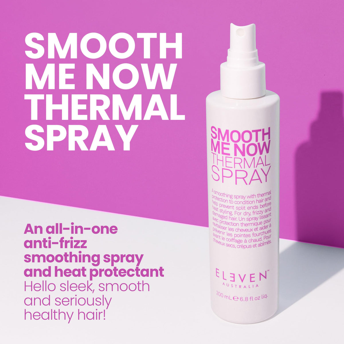 ELEVEN AUSTRALIA spray nozzle close-up demonstrating even fine mist delivery