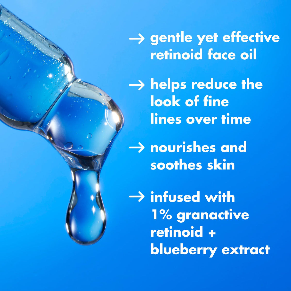 e.l.f. dropper and oil texture, lightweight blend for smooth absorption