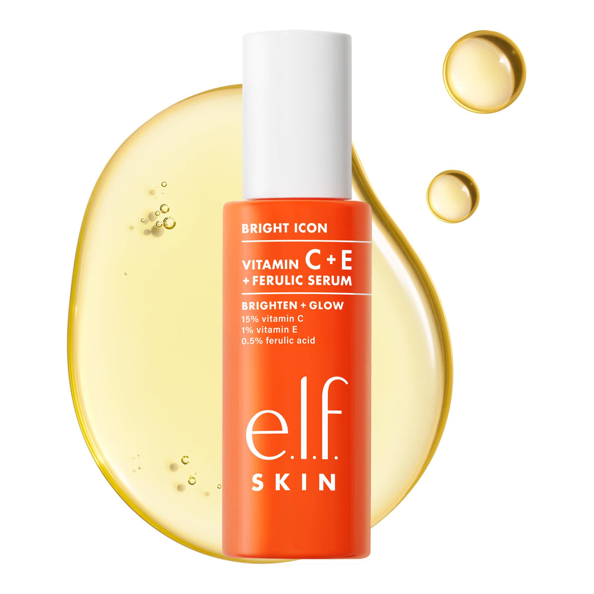 e.l.f. front packaging showing bottle and branding, highlights product clarity