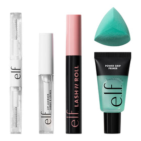 e.l.f. Clear Brow & Lash dual-sided brush grooming brows and lashes