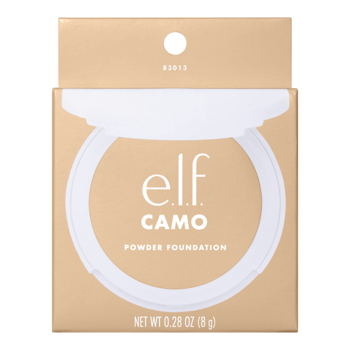 e.l.f. model after application showing even, semi-matte complexion benefit