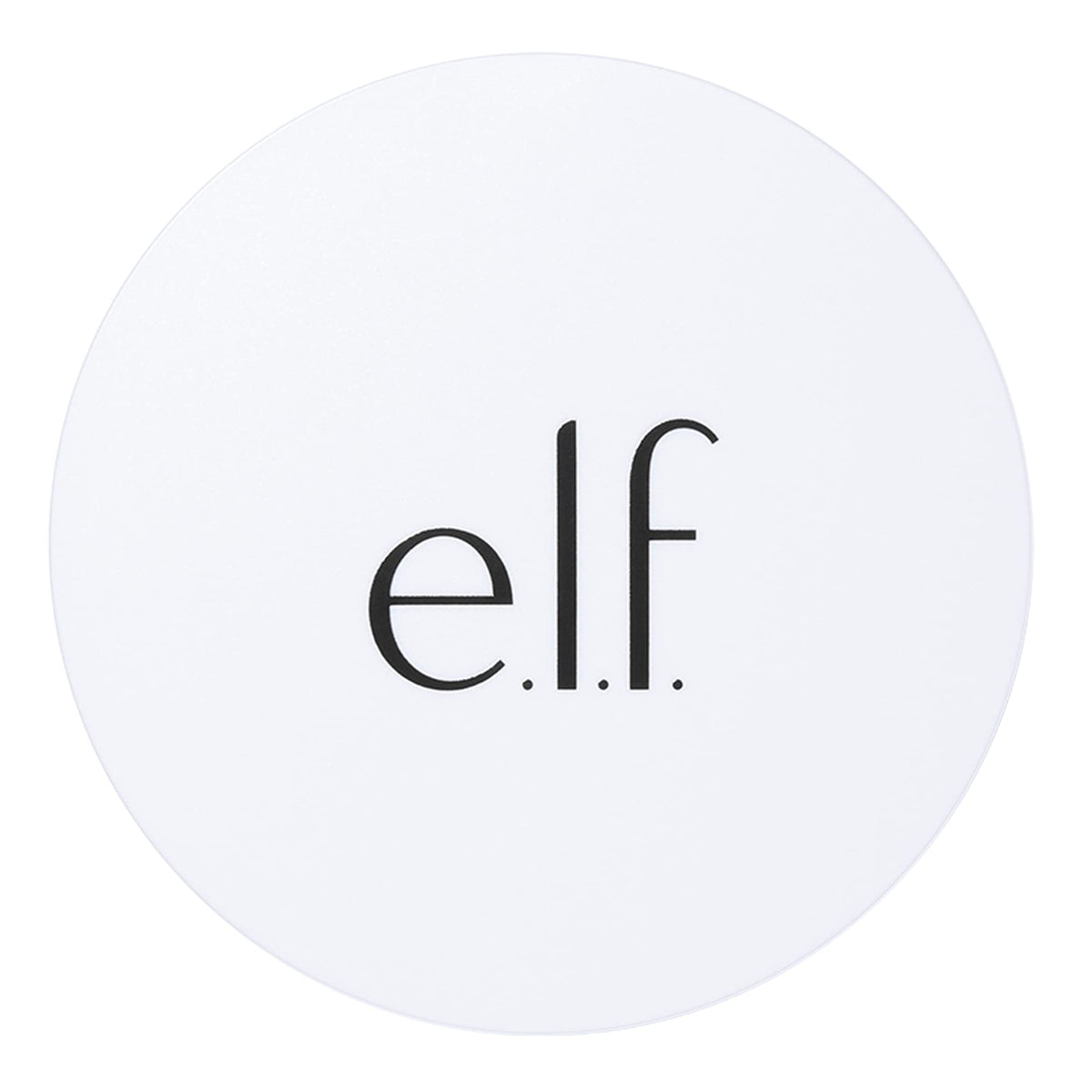 e.l.f. split before and after face showing blurring coverage benefit
