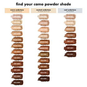 e.l.f. applying powder to cheek demonstrating oil control and blur