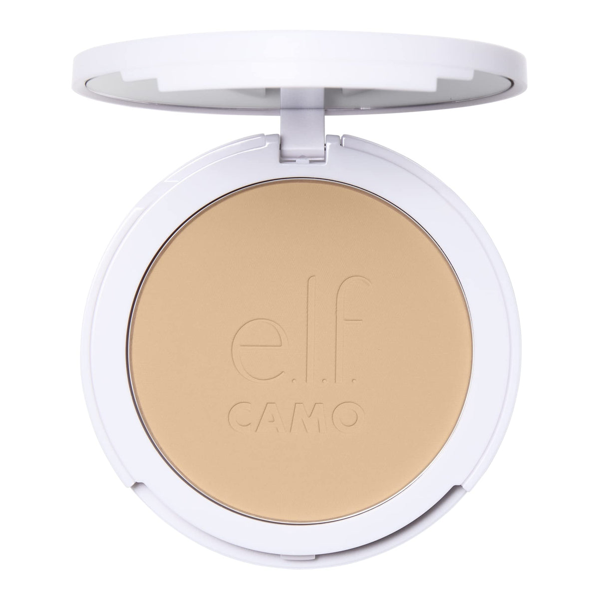 e.l.f. front compact view showing sleek packaging and portability benefit