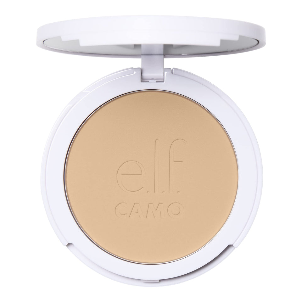 e.l.f. front compact view showing sleek packaging and portability benefit
