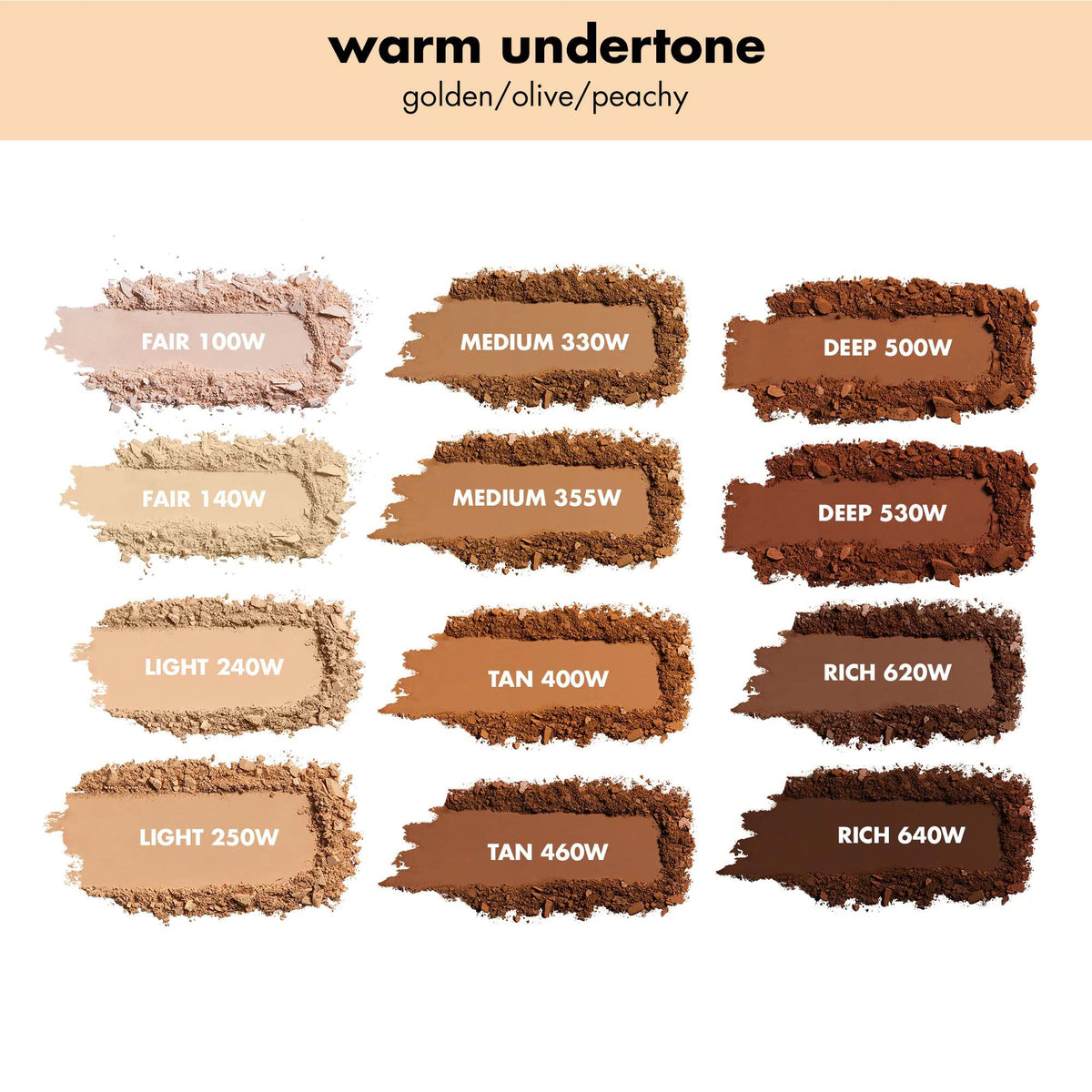 e.l.f. shade swatched Fair 140 W on arm showing true color match benefit