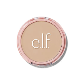 e.l.f. front compact view showing sleek packaging and portable design benefit