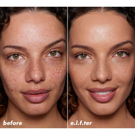 e.l.f. product applied with fingertips for quick, buildable coverage